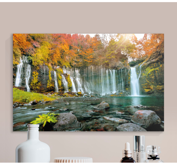 Wandbilder Landschaft Wasserfall für wohnzimmer - TenStickers