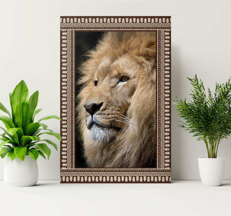 Leinwandbild personalisiert Bohemian Rahmen - TenStickers