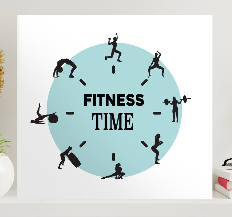 Leinwandbild sport fitness zeitmesser - TenStickers