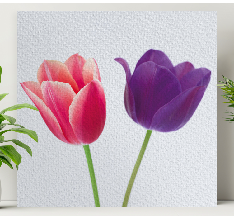 Leinwandbild tulpenarrangement - TenStickers