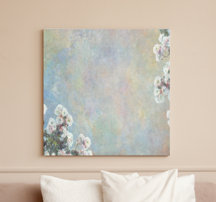 Leinwandbild zarte blumen inspiration - TenStickers