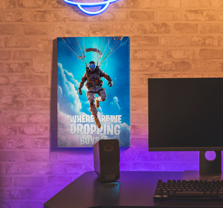 Leinwandbilder "Where are we dropping boys" - TenStickers