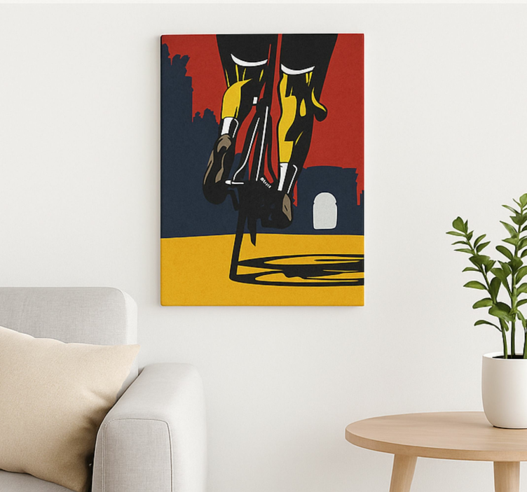 Leinwandbild Sport halt die klappe, beine - TenStickers