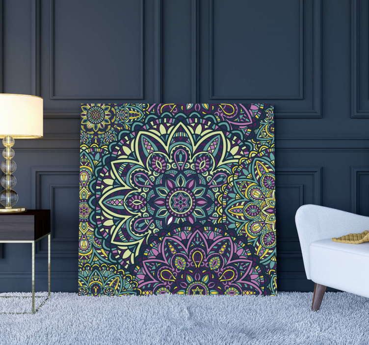 Mandala wandbilder mit komplexer mandala-illustration - TenStickers