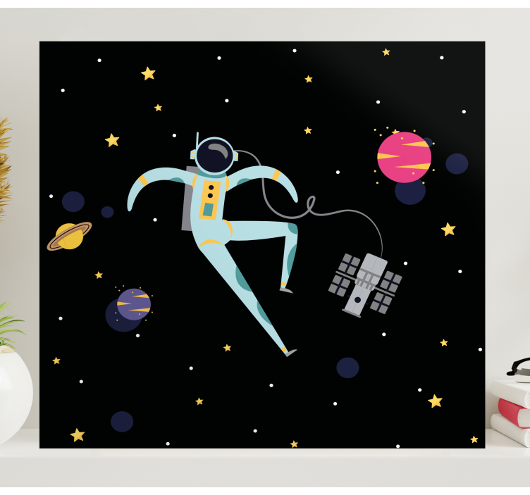 Wandbild Gaming astronaut im weltraum - TenStickers
