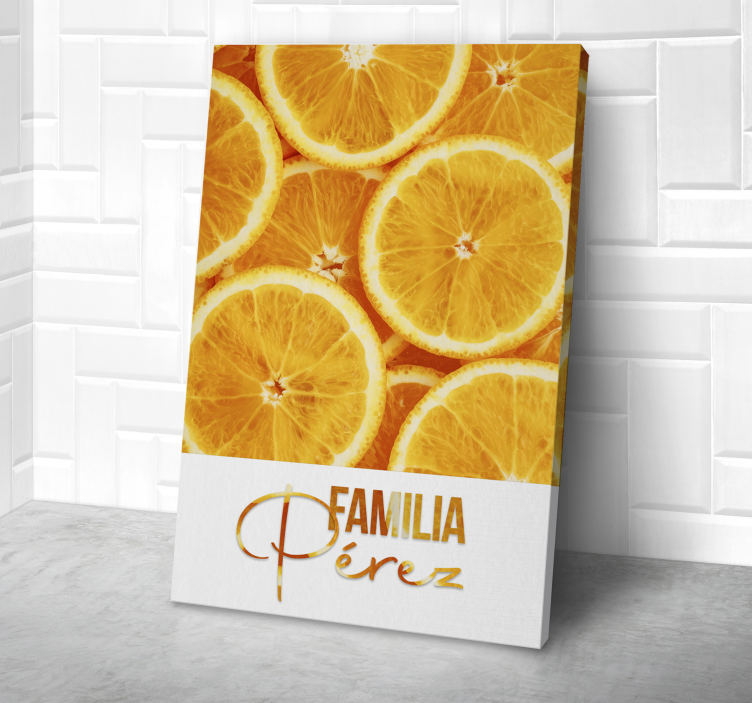Wandbild Orange Obst - TenStickers
