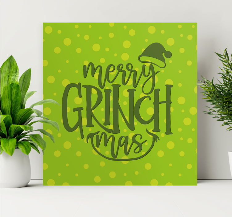 Wandbilder sprüche frohe grinch-weihnachten - TenStickers