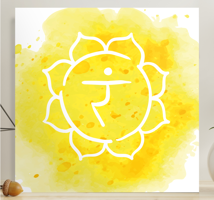 Zen bilder leinwand mit chakra symbol - TenStickers