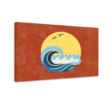 Wandbild Meer Sonne, strand und welle - TenStickers