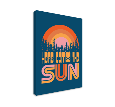 Leinwandbild Musik Vintage sonne - TenStickers