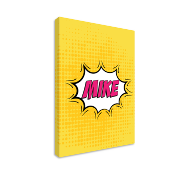 Leinwandbild Kinder Comic-name - TenStickers