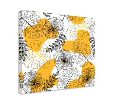 Leinwandbild für Zuhause Estilo nórdico planta tropisch - TenStickers