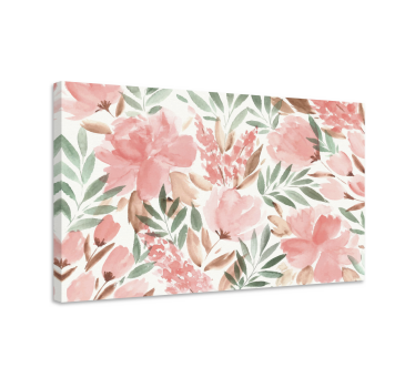 Wandbild modern Aquarellblumen - TenStickers