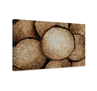 Buddha bilder leinwand mosaik buddha profil - TenStickers