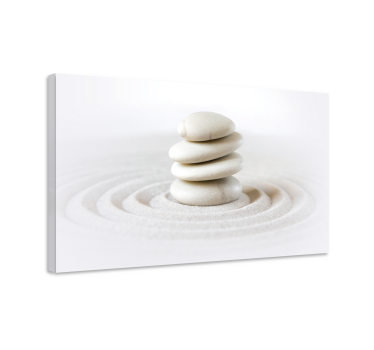 Leinwandbild Zen Zen steine stapeln - TenStickers