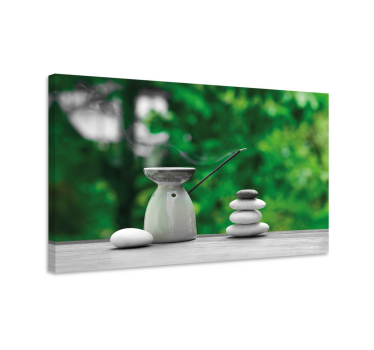 Zen bilder leinwand zen steine anordnung - TenStickers