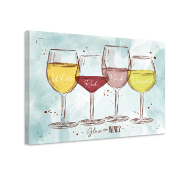 Wandbild rustikal Rustikaler wein - TenStickers