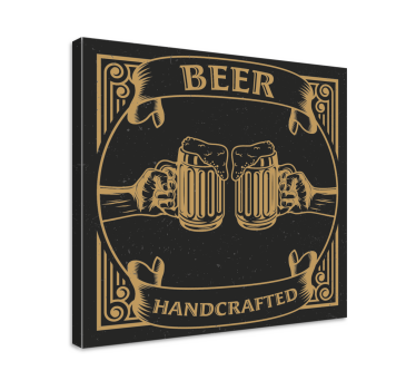 Wandbild rustikal Rustikale bierstuben - TenStickers