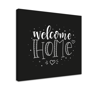 Leinwandbild Vorzimmer Willkommen zu Hause eingangshalle leinwand - TenStickers
