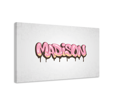 Leinwandbild Jugendliche Jugend anpassbare graffiti - TenStickers