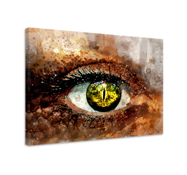 Wandbild elefant mit mystischem augeneindruck - TenStickers