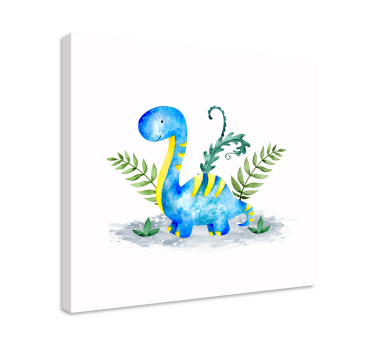 Dinosaurier wandbild süßer dinosaurier charakter - TenStickers