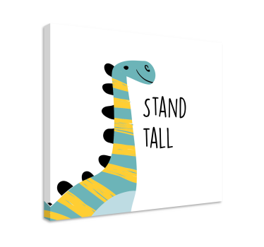 Dinosaurier wandbild glücklicher dinosaurier - TenStickers