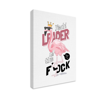 Wandbilder Hunde anführer im flamingo-stil - TenStickers