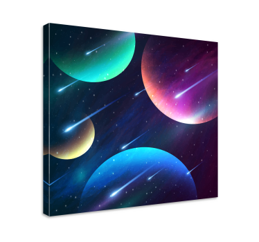 Wandbild musik kosmischer himmlischer tanz - TenStickers
