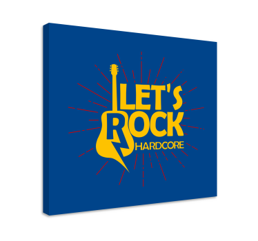 Wandbild musik im gitarren inspirierten design - TenStickers