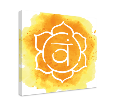 Wandbild Wohnzimmer Sakralchakra - TenStickers