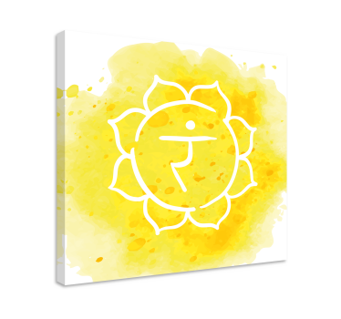 Zen bilder leinwand mit chakra symbol - TenStickers