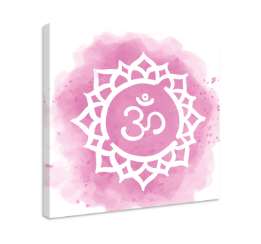 Buddha bilder leinwand mit om mandala design - TenStickers