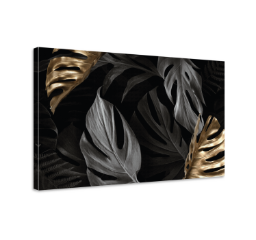 Leinwandbild Pflanze Elegante tropische blätter - TenStickers