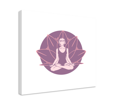 Zen bilder leinwand gelassenheitspose - TenStickers