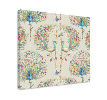 Wandbild Vogel Garten mit vielseitigem dekor und vögel - TenStickers