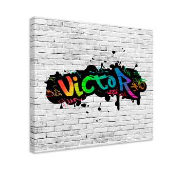 Wandbild Schlafzimmer mit Namen - TenStickers