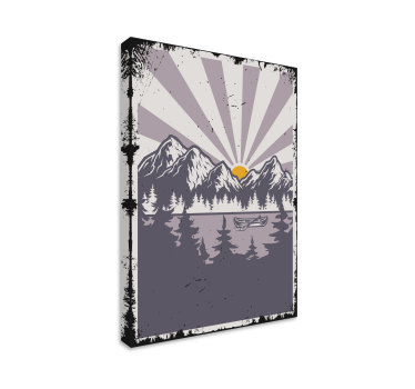 Wandbilder landschaftssee und berge - TenStickers