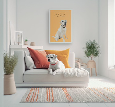 Modernes Wandbilder Büro Tierporträt - TenStickers