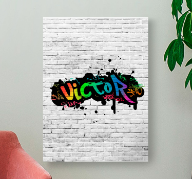 Wandbild Schlafzimmer mit Namen - TenStickers