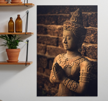 Buddha Wandbild Buddha figur - TenStickers