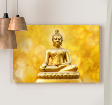 Buddha Wandbild Triptico buda - TenStickers