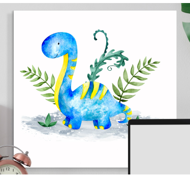 Dinosaurier wandbild süßer dinosaurier charakter - TenStickers