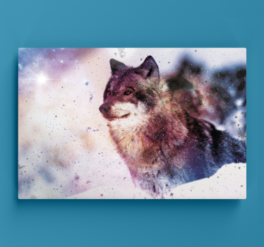 Wandbilder Hunde majestätisches wolfsporträt - TenStickers