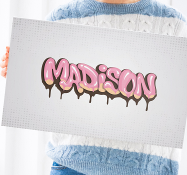 Leinwandbild Jugendliche Jugend anpassbare graffiti - TenStickers