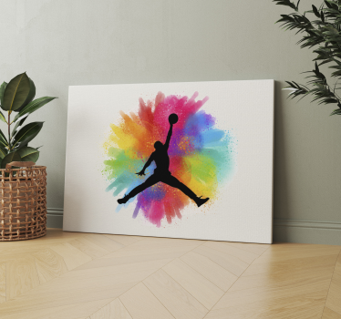 Leinwandbild Jugendliche Michael jordan cooler basketball - TenStickers