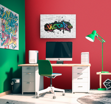 Wandbild Schlafzimmer mit Namen - TenStickers
