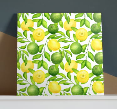 Leinwandbild Stillleben Zitronen und limetten - TenStickers