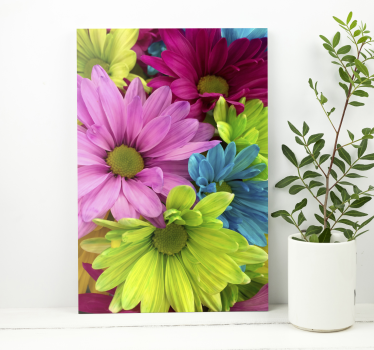 Wandbild Blume Farbenfrohe blumen - TenStickers