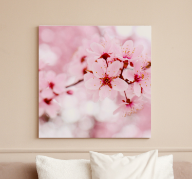 Wandbild Blume Rosa blütenfotografie kunst - TenStickers